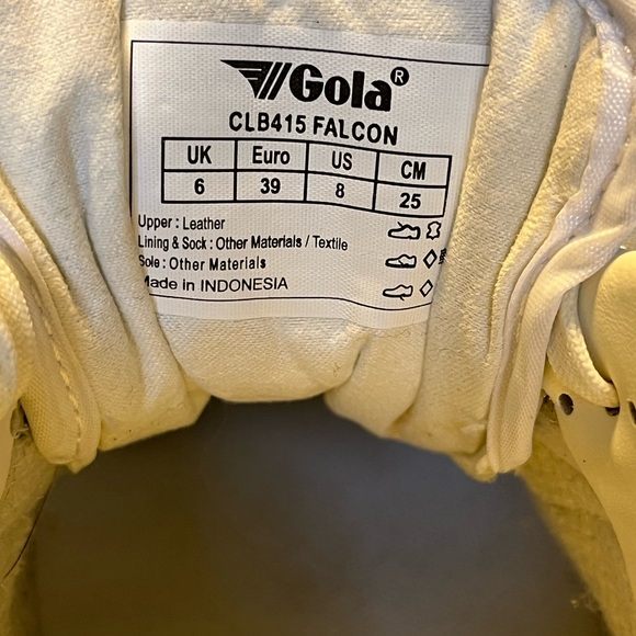 Gola Classics Women’s Falcon Sneakers - White/Powder Blue/Lavender - Size 8 - Picture 8 of 8